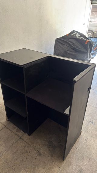 Mostrador negro mármol