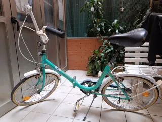 Bicicleta Plegable Verde GAC