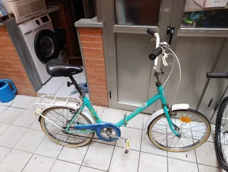 Bicicleta Plegable Verde GAC