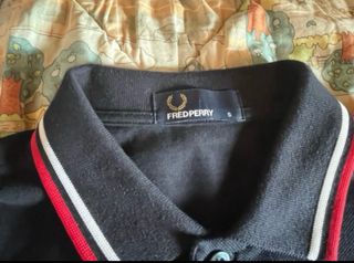Polo Fred Perry nero taglia S