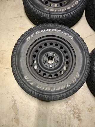 Llantas 15 5x112 + bf goodrich all terrain VW T3