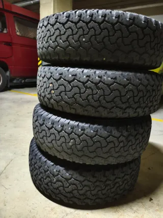 Llantas 15 5x112 + bf goodrich all terrain VW T3