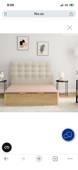 Canapé abatible FLEX 35 gran capacidad