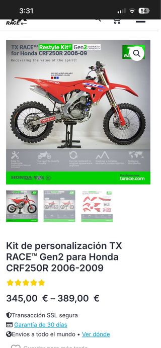 Honda CRF 250R Motocross