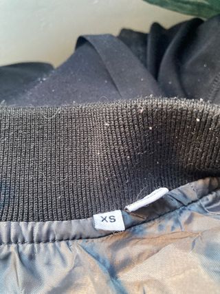 Chaqueta bomber negra