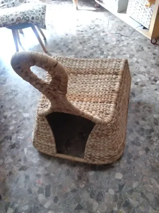 Pufs IKEA de fibra platanera, 2 unidades