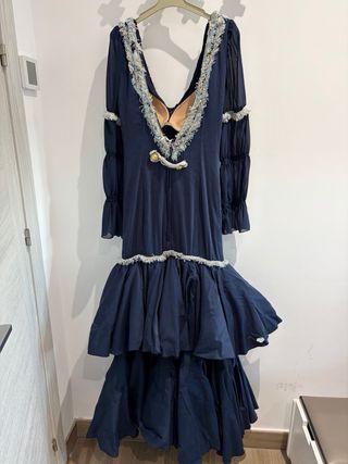 Traje Flamenca Azul