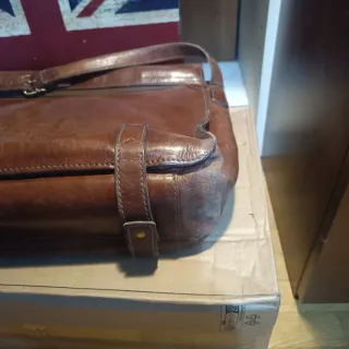 Cartella Vintage The Bridge Pelle Marrone
