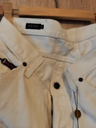 Pantalones Gucci Blancos Talla [Talla]