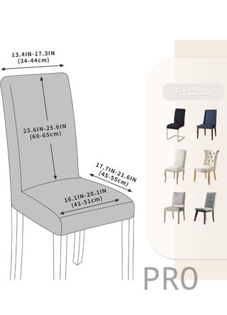 Fundas para sillas Elástica 4