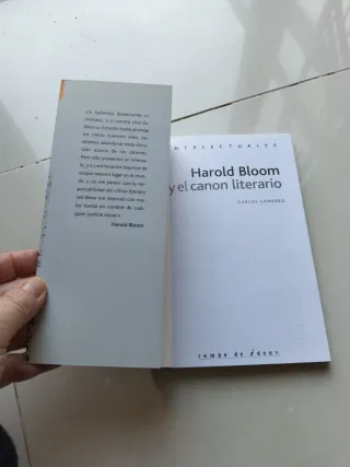 Harold Bloom y el canon literario
