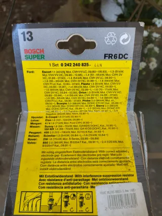 4 Bujías Bosch FR6DC Nuevas