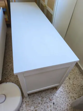 Mueble TV Ikea Hemnes Blanco