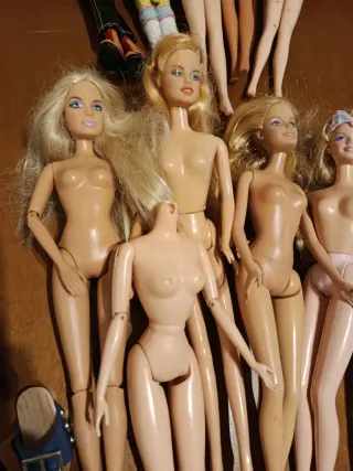 Lote barbies senza vestiti