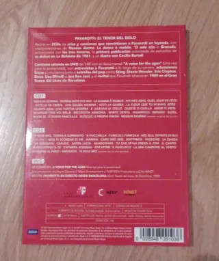 2 CD Pavarotti Clásica Ópera Estuche