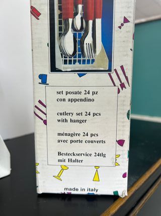 Set 24 Cubiertos Camping INOXRIV Vintage