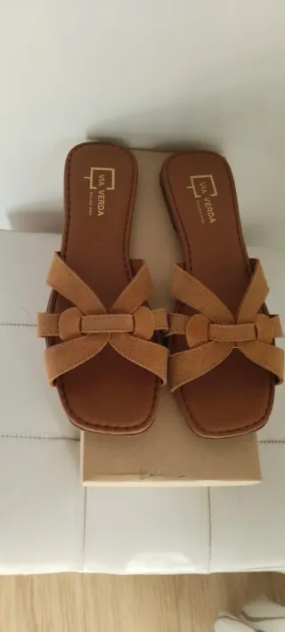 Sandalias VIA VERDA Marrón Talla 40