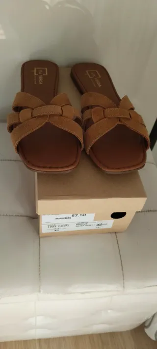 Sandalias VIA VERDA Marrón Talla 40