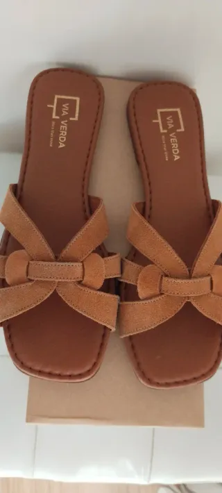 Sandalias VIA VERDA Marrón Talla 40