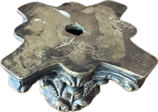 Capitello base bronzo scultura XIX