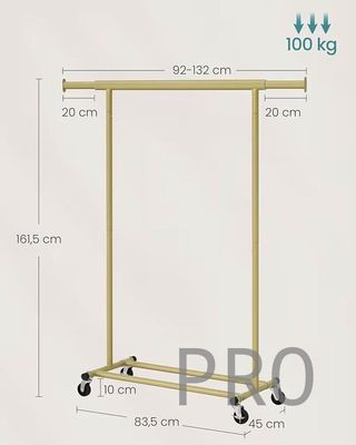 Burro ropa con ruedas