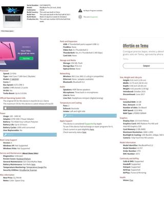 MacBook Pro 15 de 2017