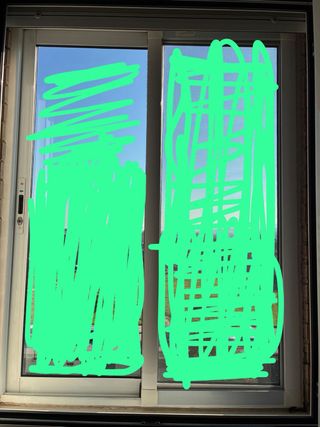 Doble ventana aluminio blanco