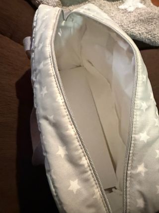 Bolso carro bebé gris estrellas nuevo