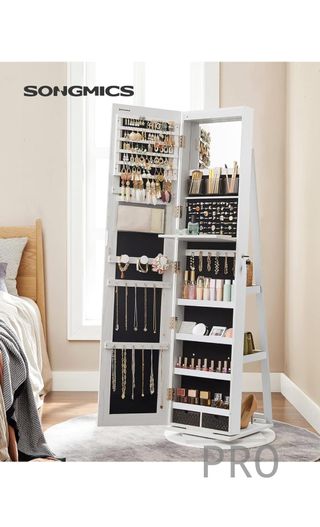 Joyero con 6 LEDs SONGMICS