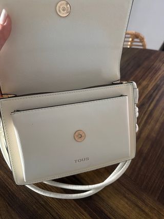 Bolso y monedero Tous blanco