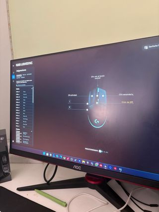 Ratón Logitech G203 Negro y Azul