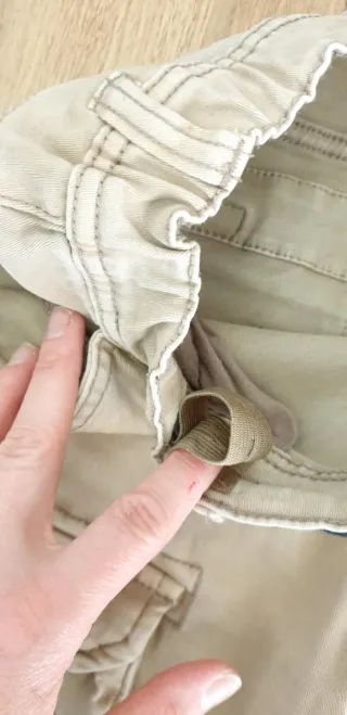 Jogger beige ragazzo 13/14 anni