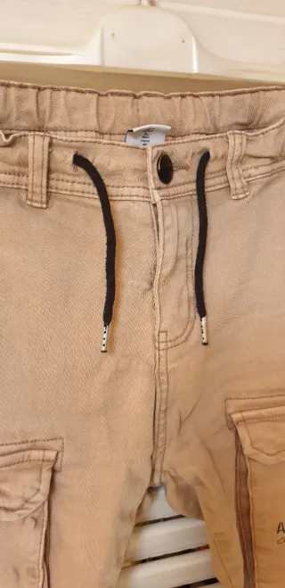 Jogger beige ragazzo 13/14 anni