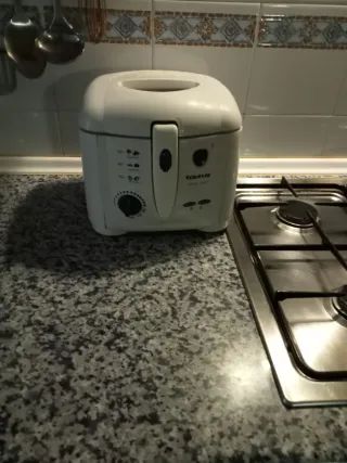 Freidora blanca