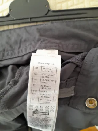 Pantalón transformable T.10-11