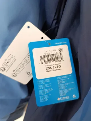 Chubasquero Columbia Azul