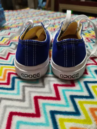 Zapatillas  unisex azul niños talla 34