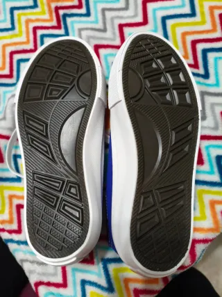 Zapatillas  unisex azul niños talla 34