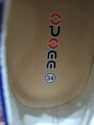 Zapatillas  unisex azul niños talla 34