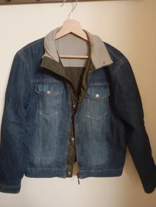 Cazadora vaquera reversible