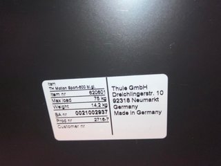 Cofre techo THULE Motion Sport, incluidas barras