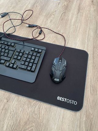 Pack Gaming: Alfombrilla, Teclado y Ratón