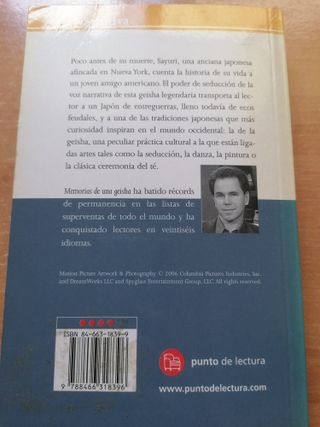 Libro Memorias de una geisha