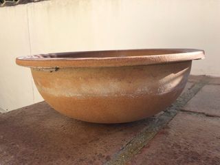 Lavabo rústico de terracota