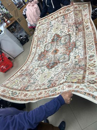 Alfombra CHOSHOME Pelo Corto Beige Multicolor