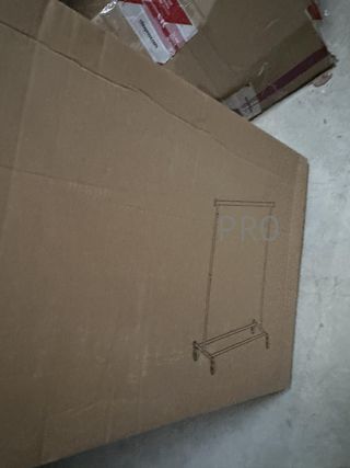 Burro ropa con ruedas