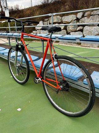 Bici paseo vintage naranja Talla XL