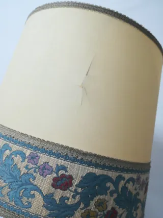 Tulipa pantalla vintage floral beige