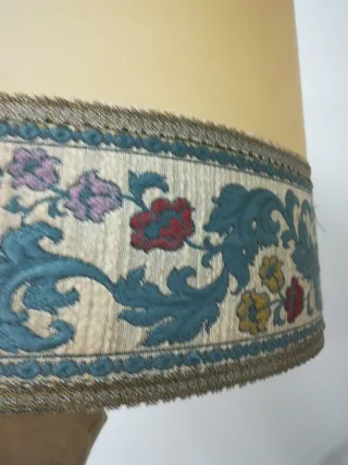 Tulipa pantalla vintage floral beige