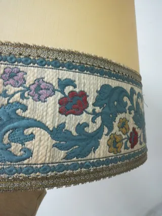 Tulipa pantalla vintage floral beige